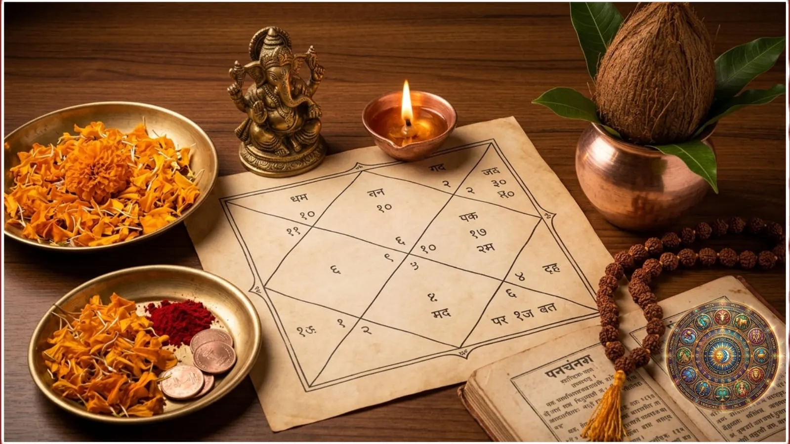 Founder of Shree Shiv Divy performing a Vedic ritual